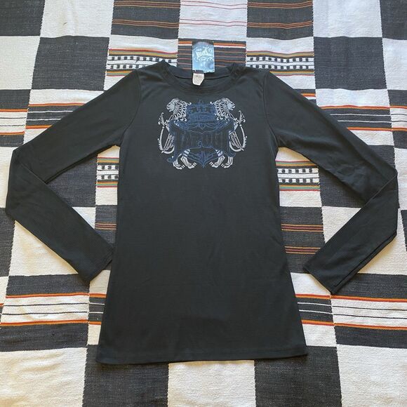 NWT Y2K Tapout MMA Thermal Graphic Shirt. XS/S. Polycotton. Rare Collectors. - Picture 1 of 8